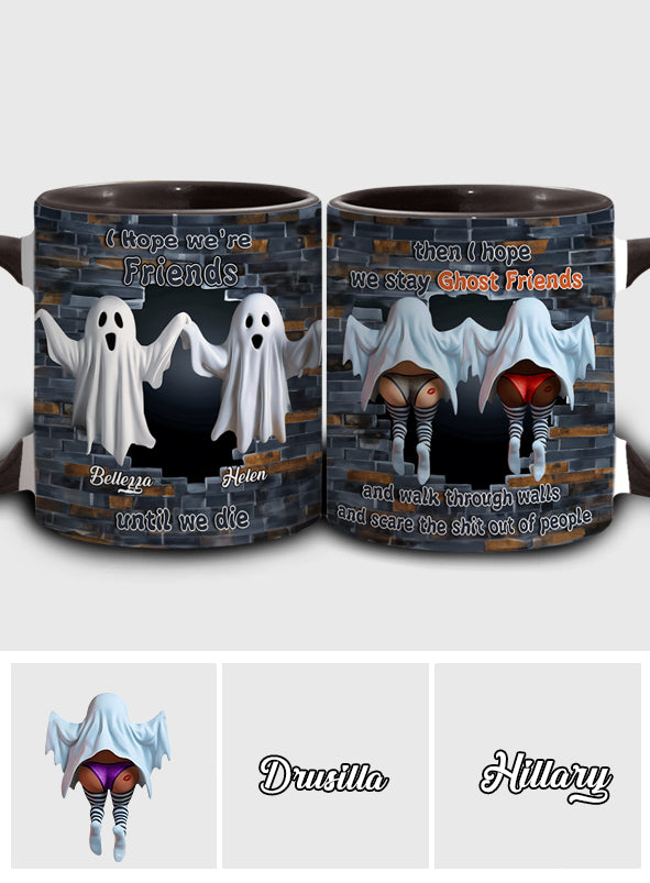 Ghost Friends - Personalized Bestie Accent Mug