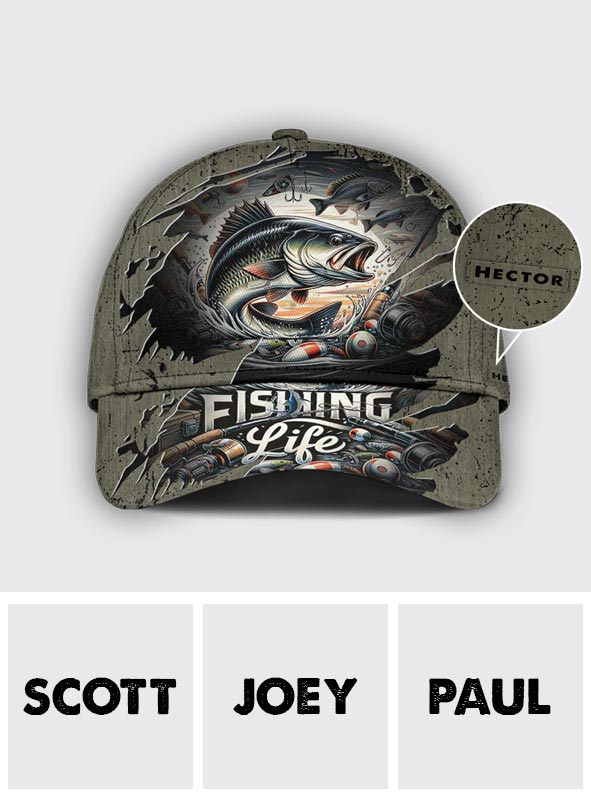 Fishing Life - Personalized Fishing Classic Cap