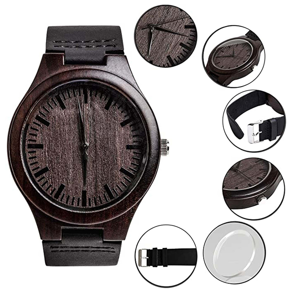 To My Son - Personalized Son Engraved Wooden Watch