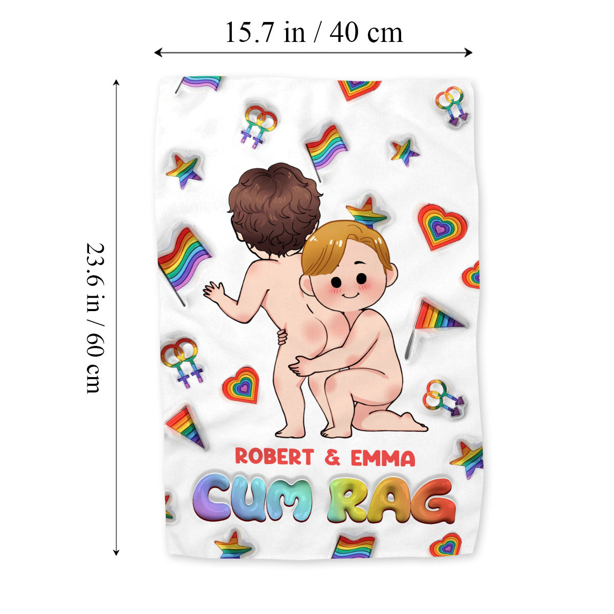 Cum Rag - Personalized LGBT Support Towel