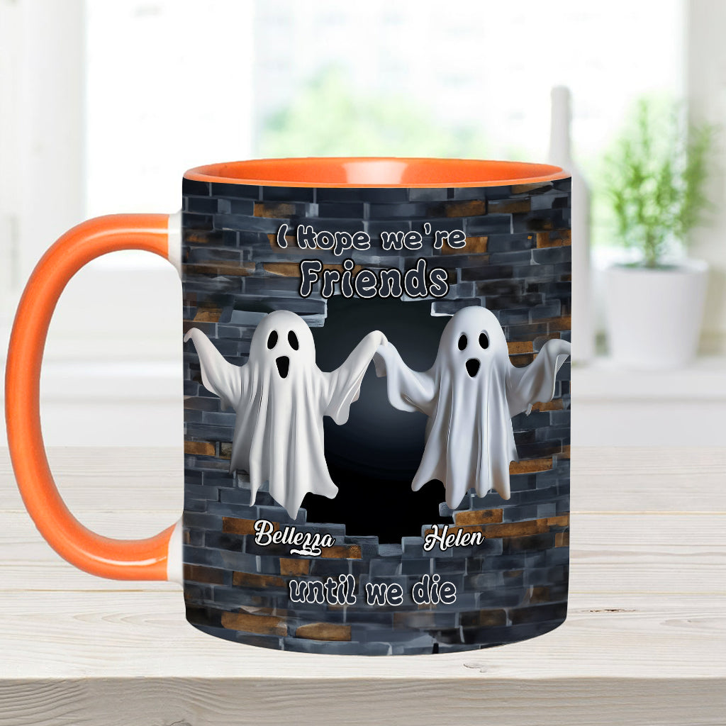 Ghost Friends - Personalized Bestie Accent Mug