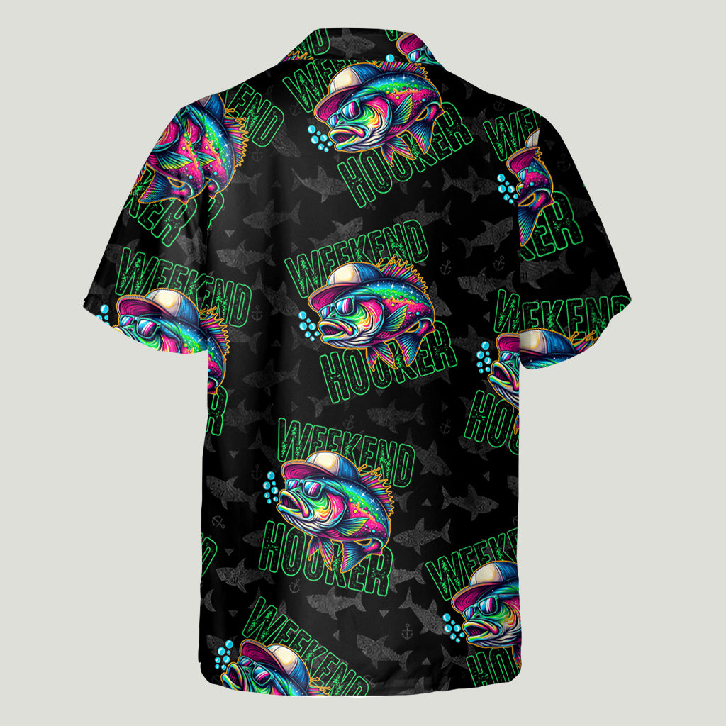 Weekend Hooker - Personalized Fishing Hawaiian Shirt