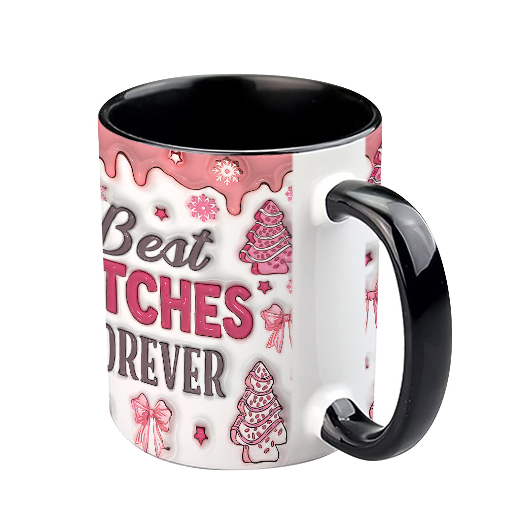 Best Bitches Ever - Personalized Bestie Accent Mug