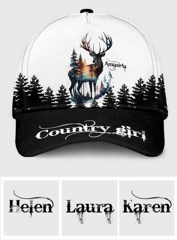 Casquette de chasse classique personnalisée Country Girl