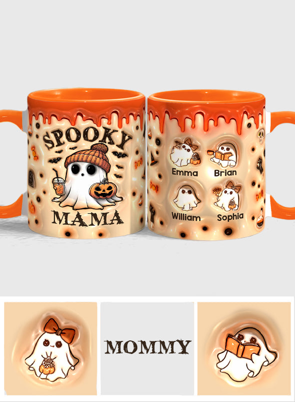Halloween Boo Jee Mama - Personalized Mother Accent Mug