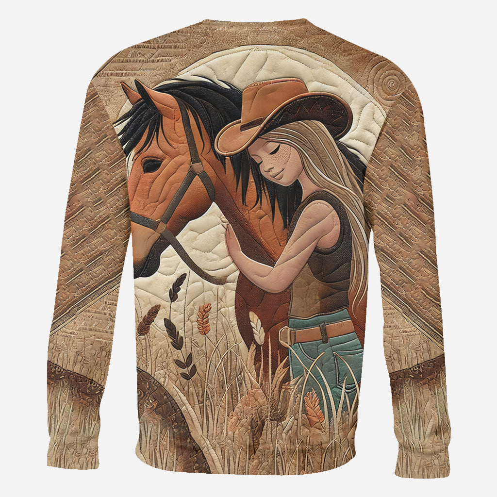 Horse Lovers - Personalized Horse All Over Shirt
