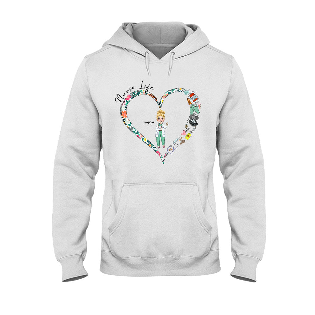 Nurse Life - Personalized Nurse T-shirt And Hoodie