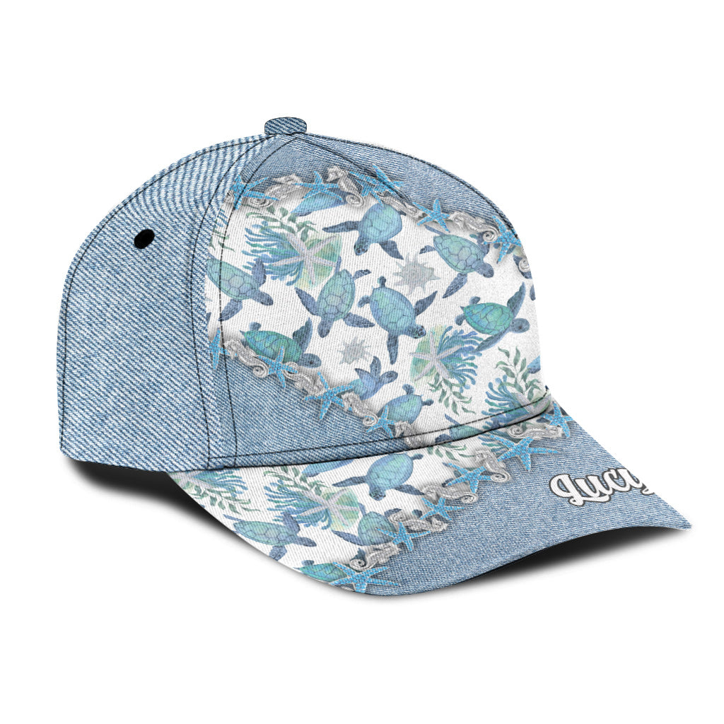 Cute Turtles - Personalized Turtle Classic Cap