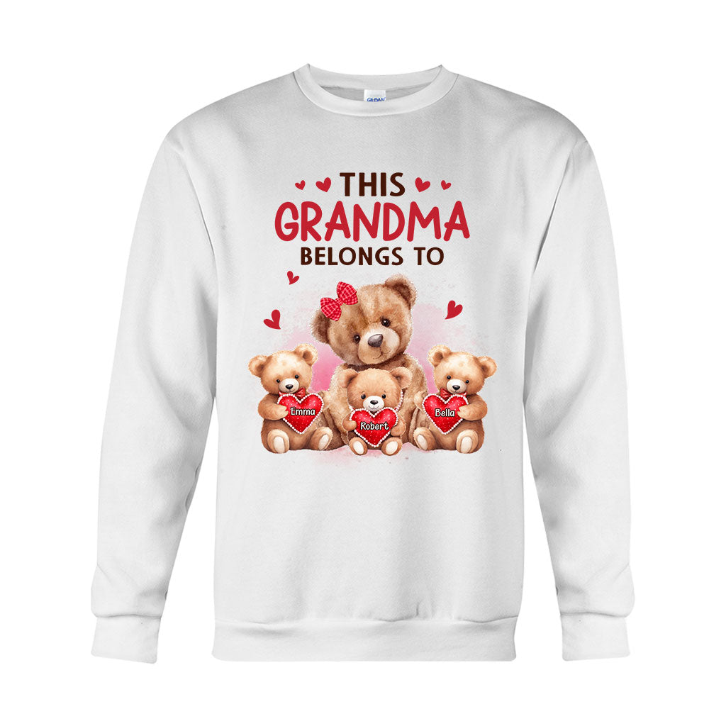 This Grandma Belongs To - Personalized Grandma T-shirt And Hoodie