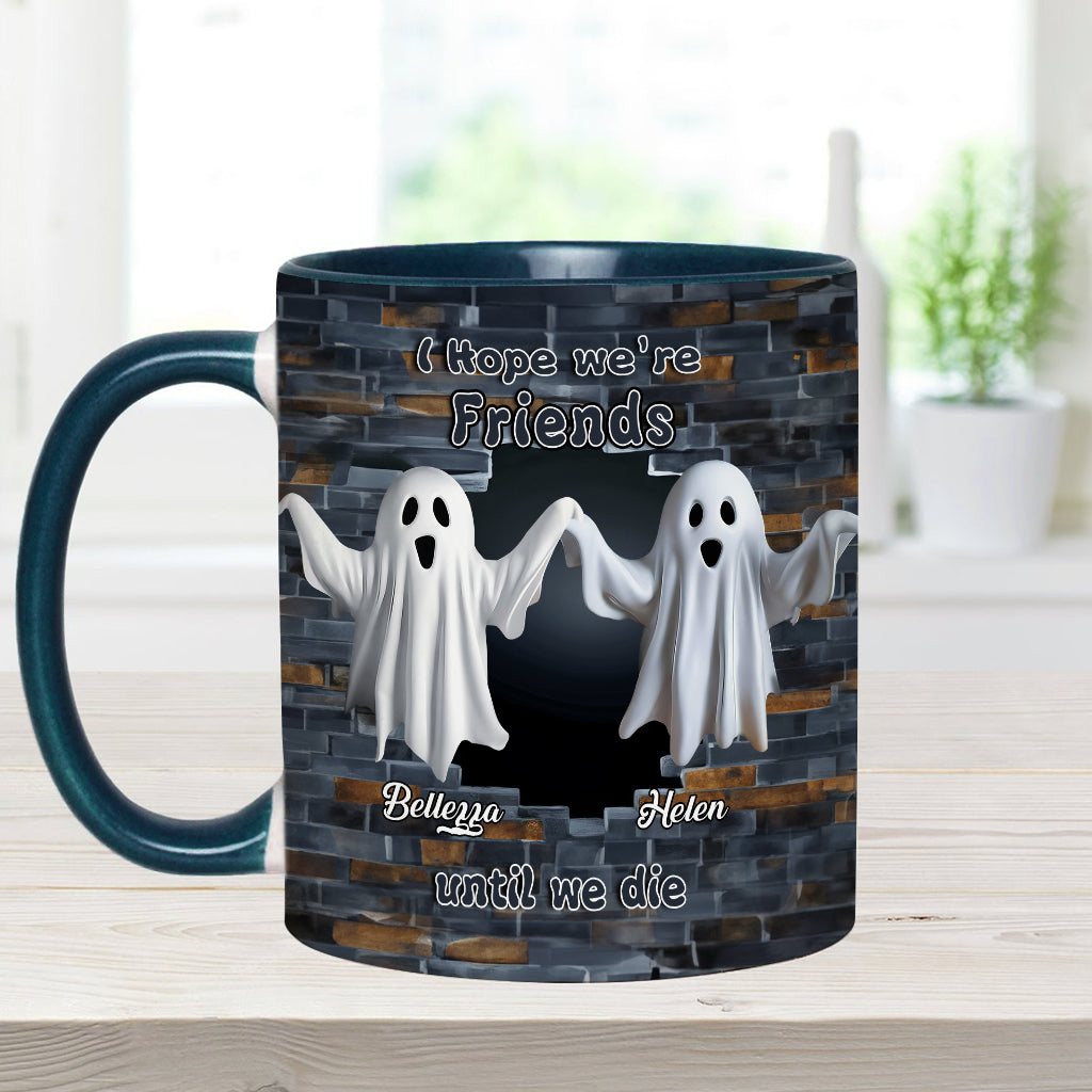 Ghost Friends - Personalized Bestie Accent Mug