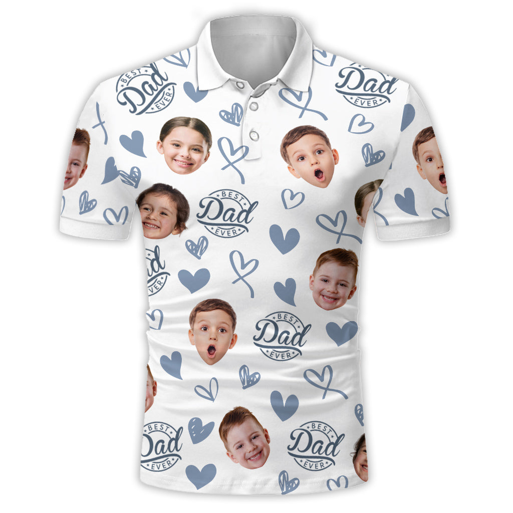Best Dad Ever - Personalized Father Polo Shirt