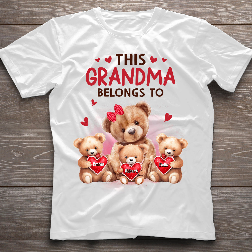 This Grandma Belongs To - Personalized Grandma T-shirt And Hoodie