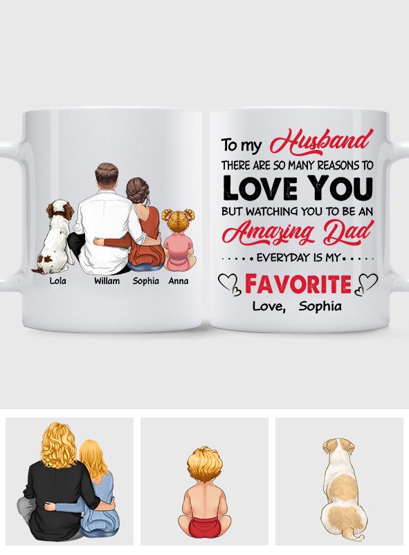 There Are So Many Reasons To Love You - Personalized Couple Mug