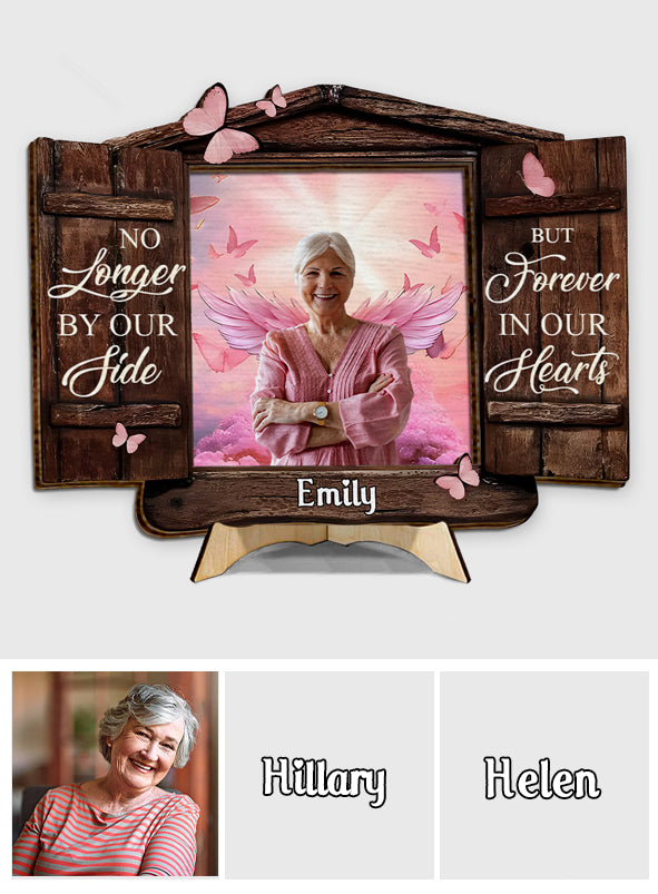 Never Forgotten - Personalized Memorial 2 Layered Wood Sign / Wood Plaque