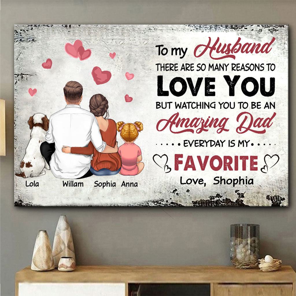 There Are So Many Reasons To Love You - Personalized Couple Canvas And Poster