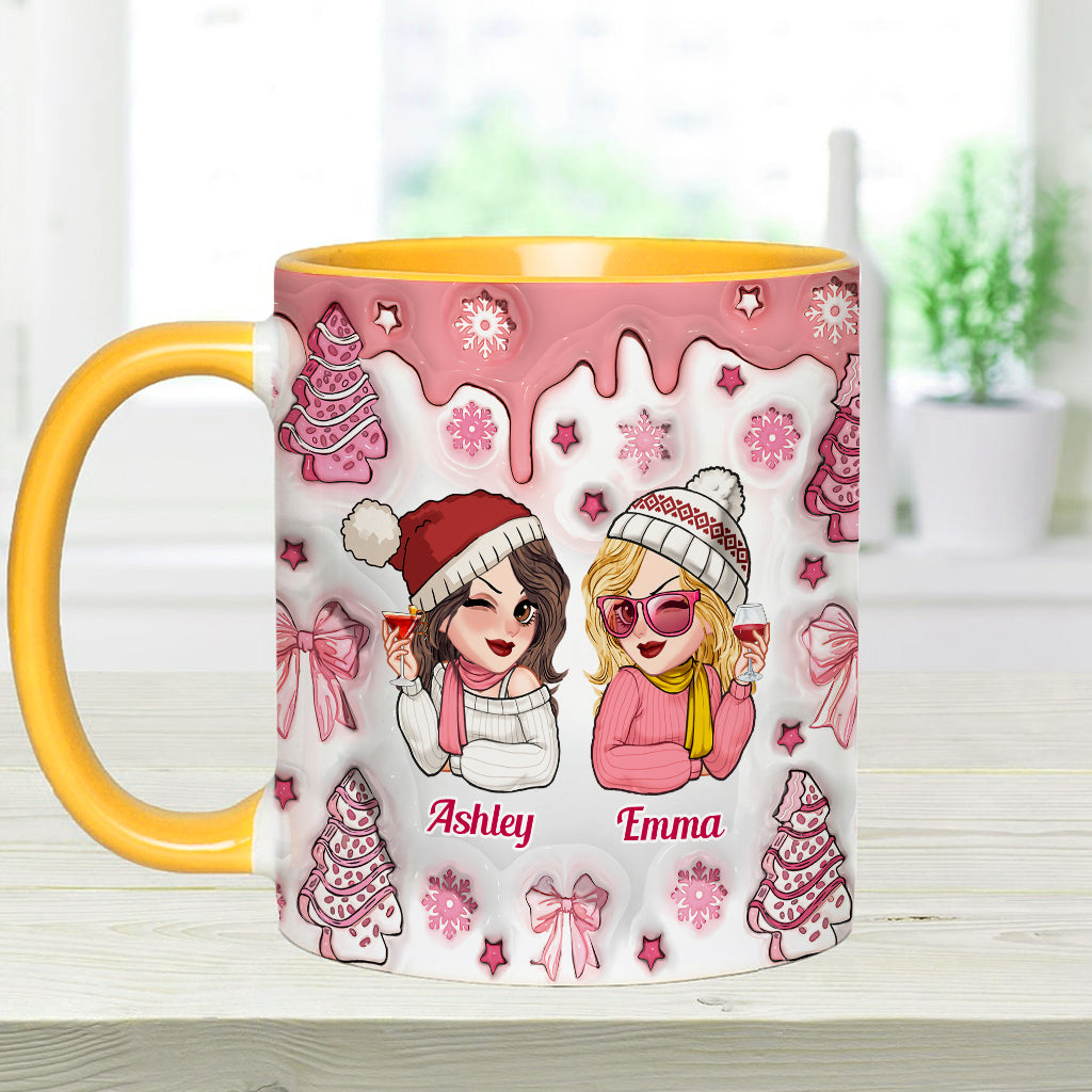 Best Bitches Ever - Personalized Bestie Accent Mug