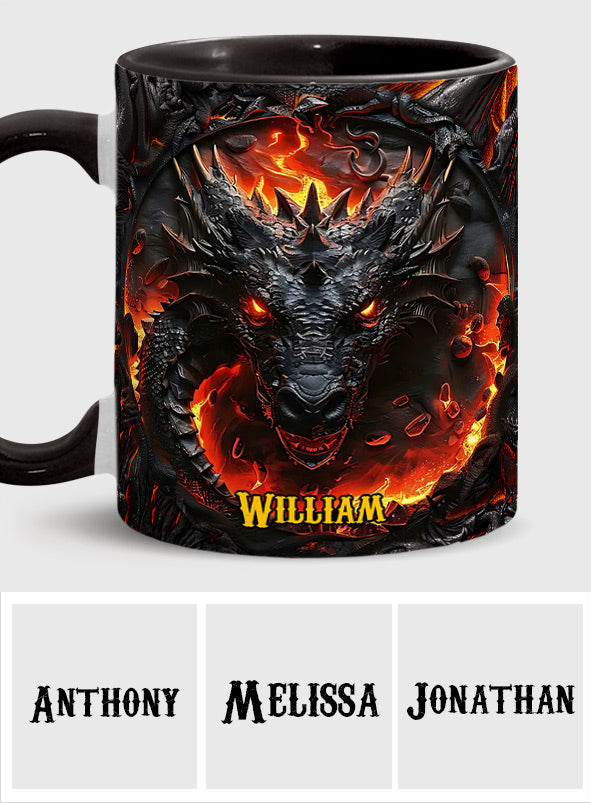 Love Dragons - Personalized Dragon Accent Mug