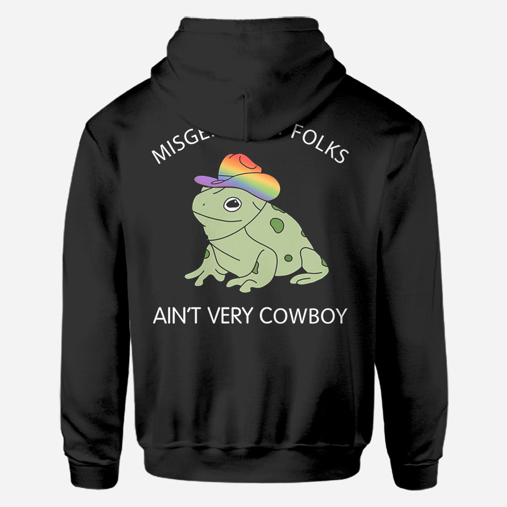 Misgendering Folks Aint Very Cowboy - Personalized LGBT Support All Over Shirt