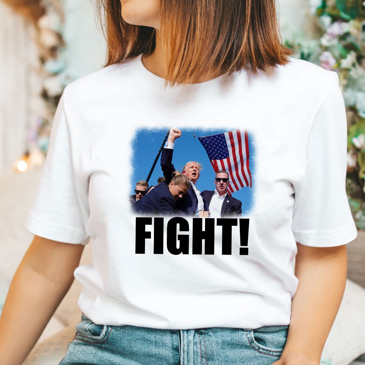 Trump-T-Shirt, Trump-Attentatsversuch-Shirt, Donald-Trump-T-Shirt, Trump-Unterstützer-Shirt, Republikanisches Shirt, Trump-2024-T-Shirt & Hoodie
