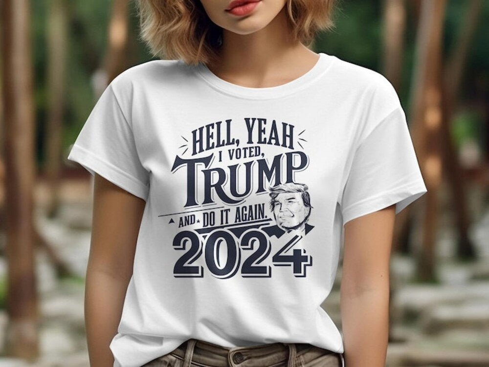 Pro-Trump-T-Shirt 2024, Patriotisches T-Shirt zur politischen Unterstützung, Wahlkampf-Shirt, Republikanisches T-Shirt, Wahlgeschenke (T-Shirt & Hoodie)