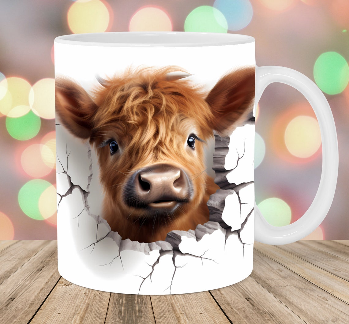 Lustige Hochlandrind-Tasse 0624