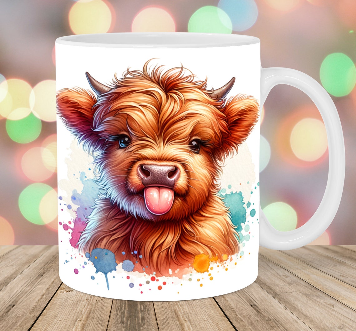 Freche Hochlandkuh Hochlandkuh-Tasse 0624
