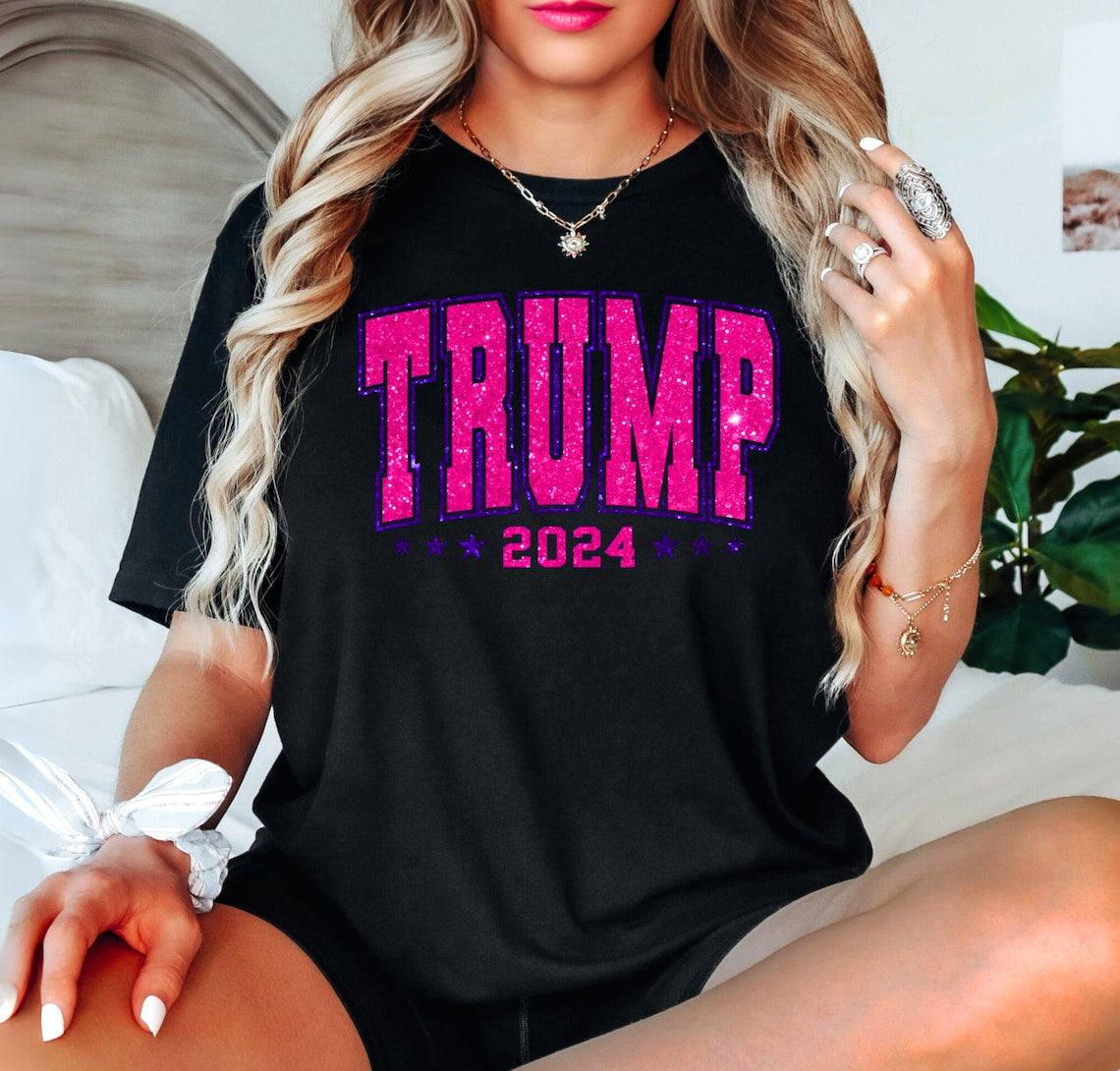 Trump 2024 Viral T-Shirt, Trump-Shirt, Trump-T-Shirt, MAGA-Shirt, Trump-Girl-Shirt, Republikanisches Shirt, Pinkes Trump-Shirt, Donald-Trump-Shirts, Geschenk-T-Shirt & Hoodie