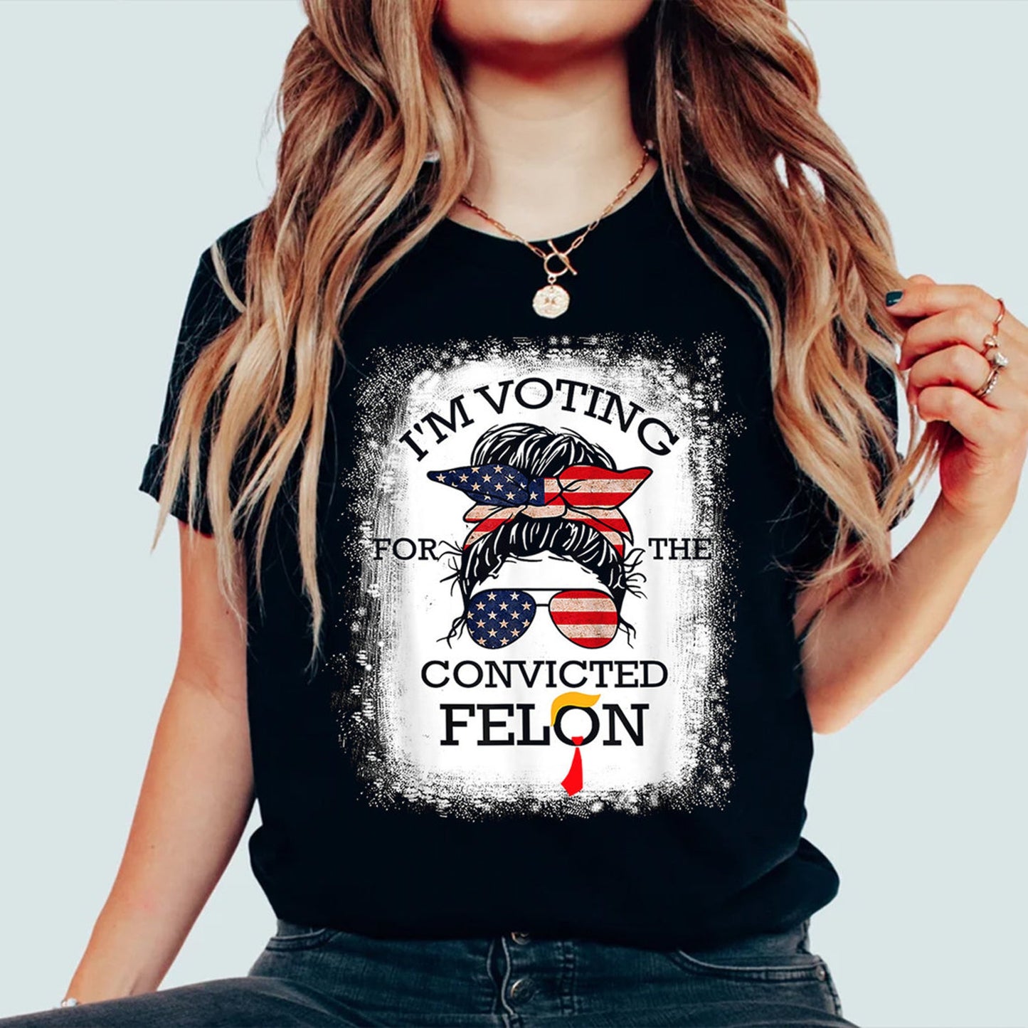 T-shirt « Je vote pour le féministe », T-shirt « Trump 2024 », T-shirt et sweat à capuche « Trump Nation 47 », T-shirt et sweat à capuche « Femmes et hommes républicains américains »