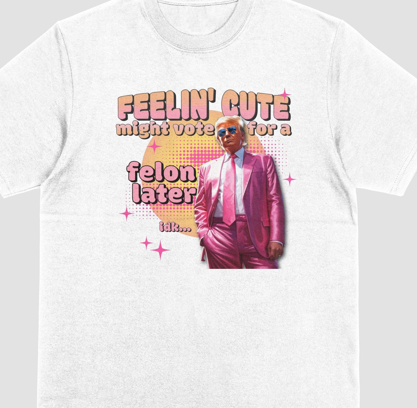 T-shirt « Je me sens mignonne, je pourrais voter pour un criminel plus tard » | T-shirt Trump 2024 | T-shirt « Reprenons l'Amérique » | Allez, les loosers ! | MAGA | Donald Trump | T-shirt et sweat à capuche « Papa »