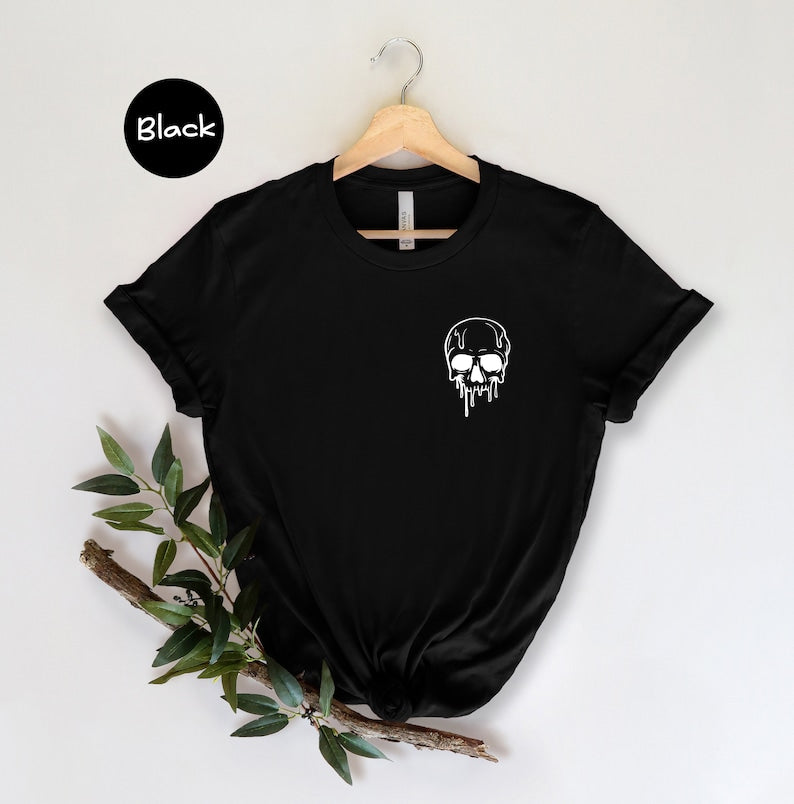 Kerzen-Totenkopf-T-Shirt & Hoodie 0924