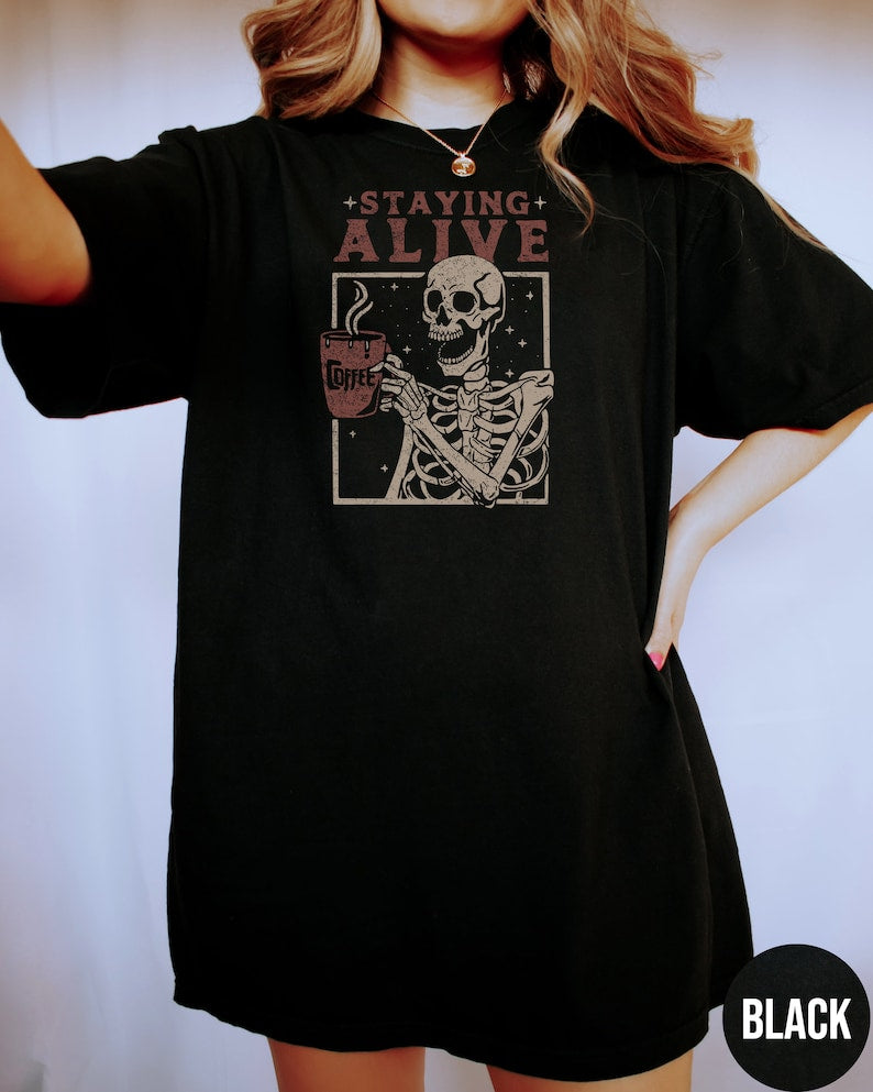 Rester en vie - T-shirt et sweat à capuche Skull Skull 0924