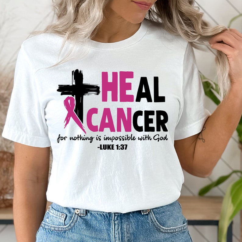 Heal Cancer – Brustkrebs-Aufklärung T-Shirt & Hoodie zur Brustkrebs-Aufklärung 0924