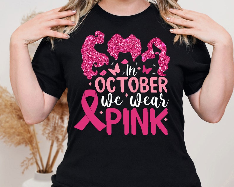 En octobre, nous portons du rose pour sensibiliser au cancer du sein : T-shirt et sweat-shirt 0924