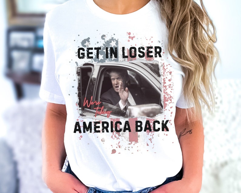 T-shirt « Trump, entrez, perdants, on reprend l'Amérique », Républicain 2024, Réparons l'Amérique à nouveau, T-shirt Femmes pour Trump 2024, T-shirt et sweat à capuche « Votez FeI0n »