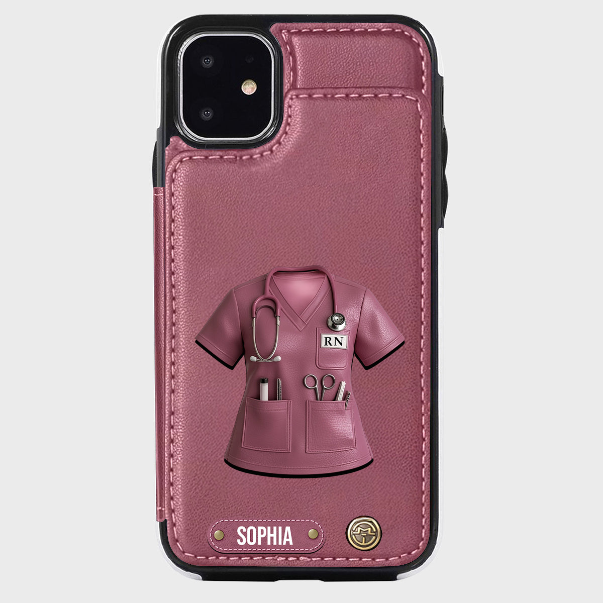 Proud Nurse - Personalized Nurse Wallet Phone Case