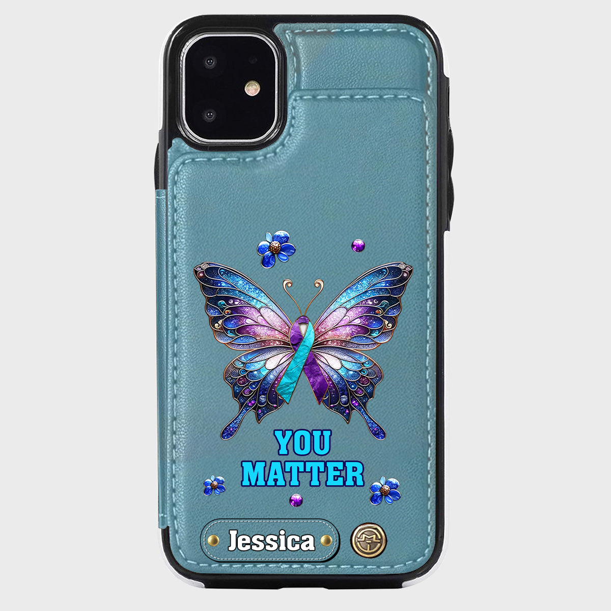 You Matter - Personalized Suicide Prevention Wallet Phone Case