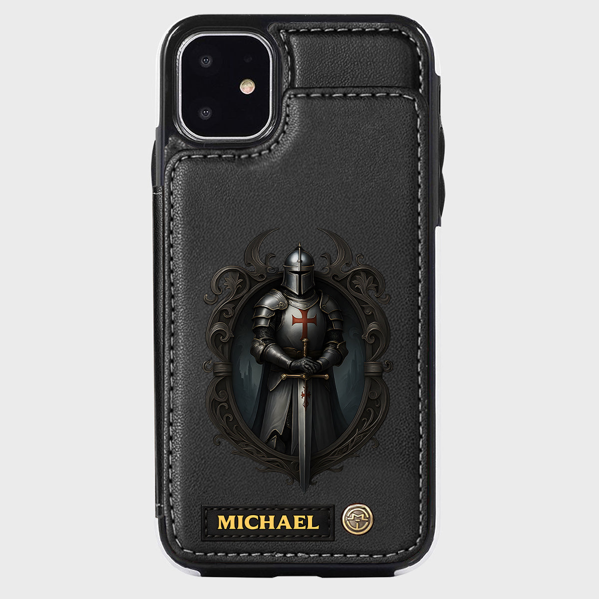 Knight Of God - Personalized Christian Wallet Phone Case