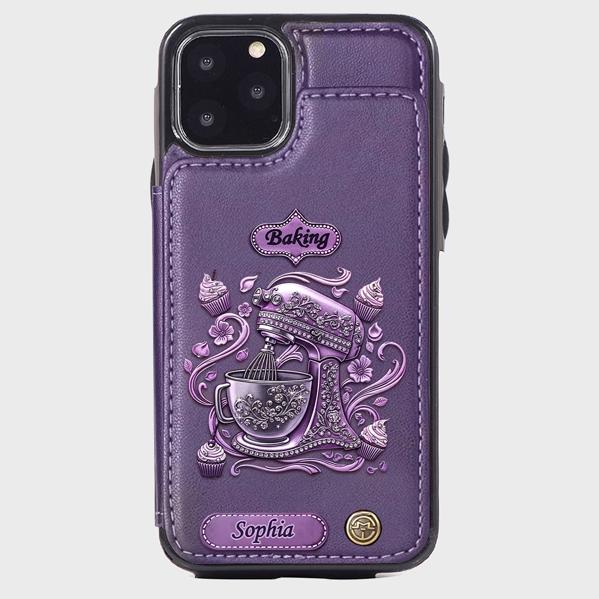 Love Baking - Personalized Baking Wallet Phone Case