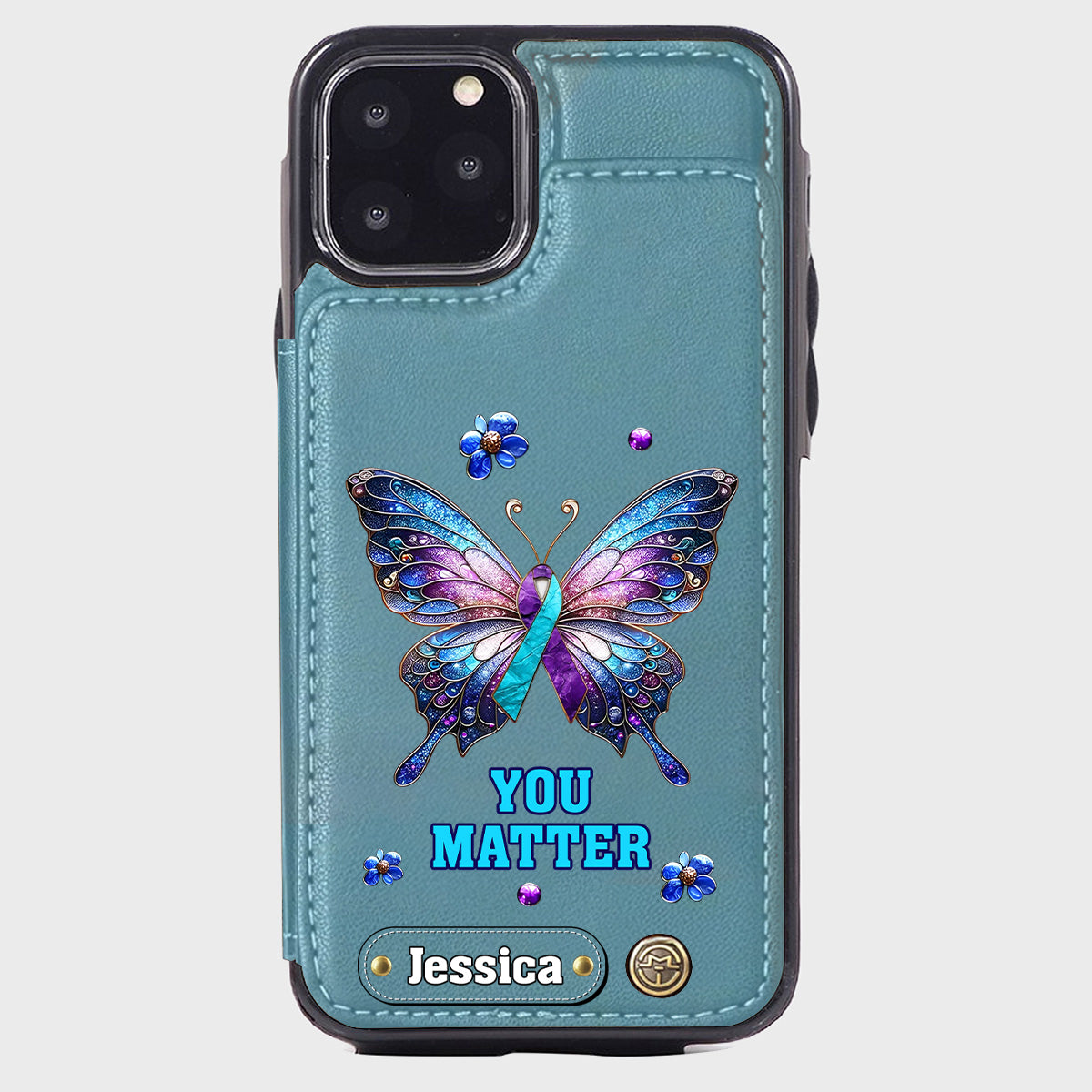 You Matter - Personalized Suicide Prevention Wallet Phone Case