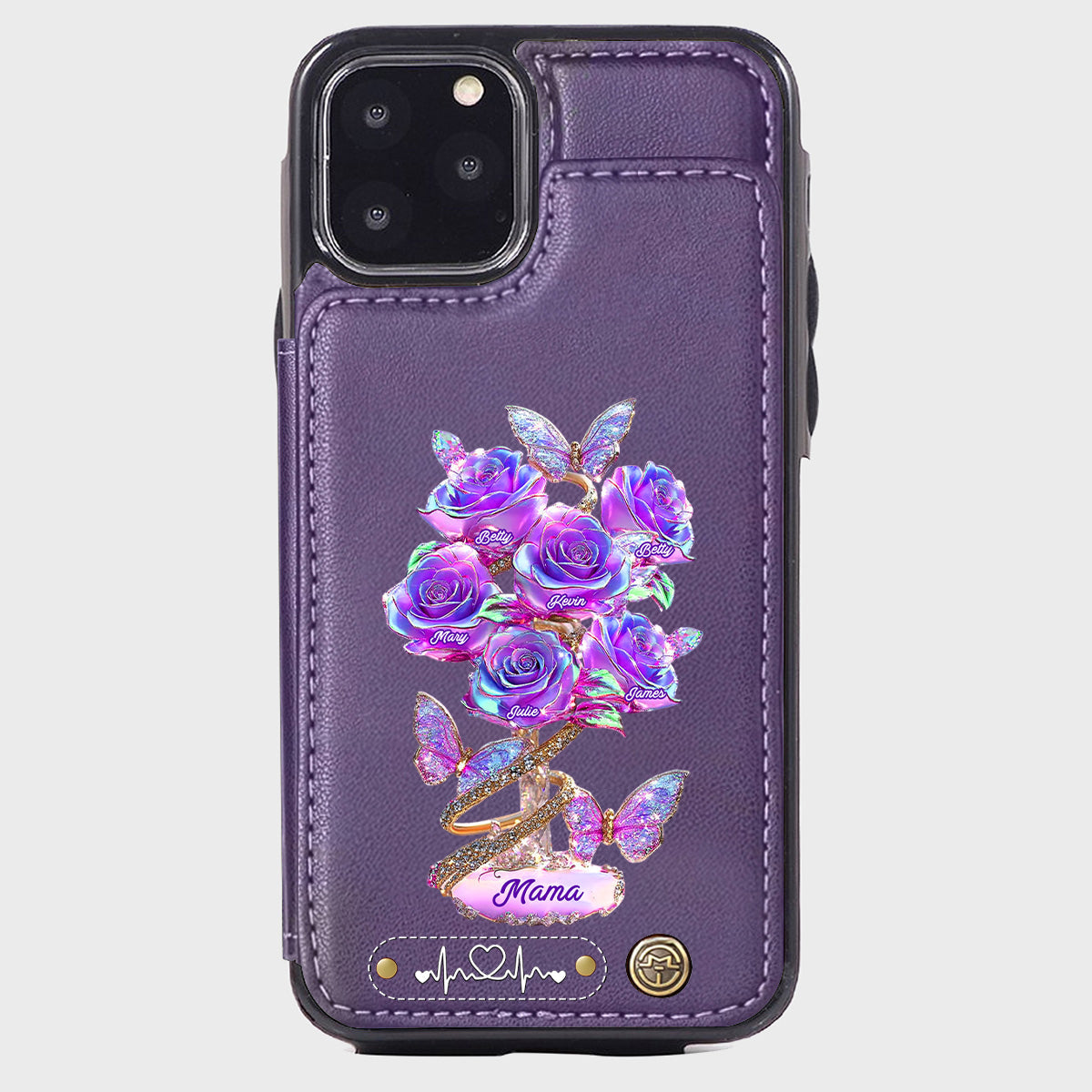 Best Mom Ever - Personalized Mother Wallet Phone Case