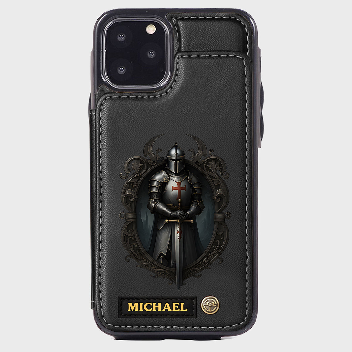 Knight Of God - Personalized Christian Wallet Phone Case