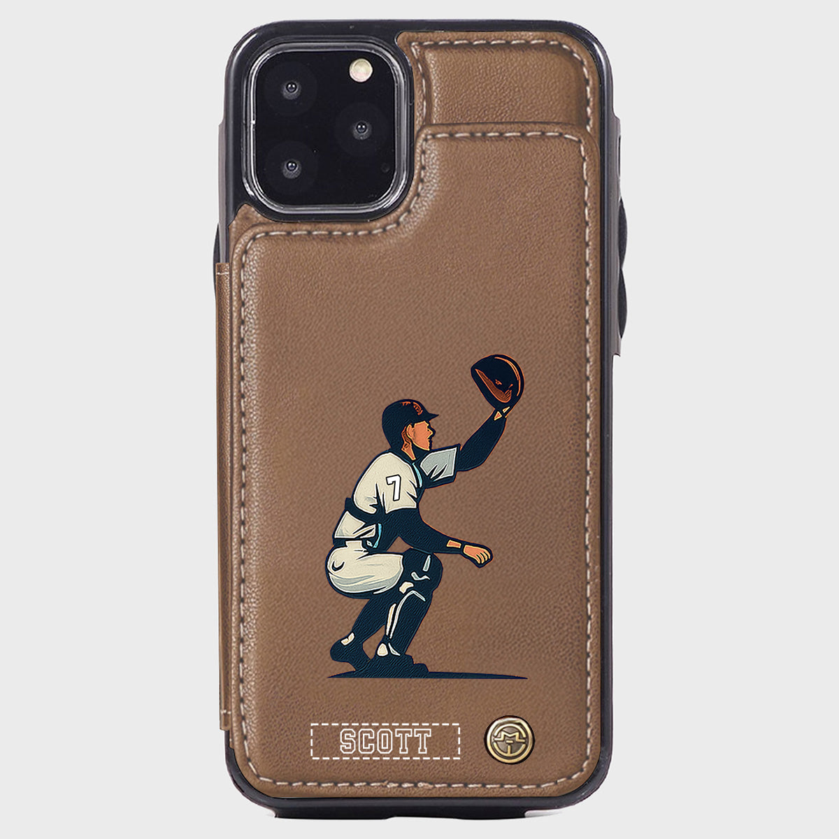 Tis Baseball Season - Personalized Baseball Wallet Phone Case