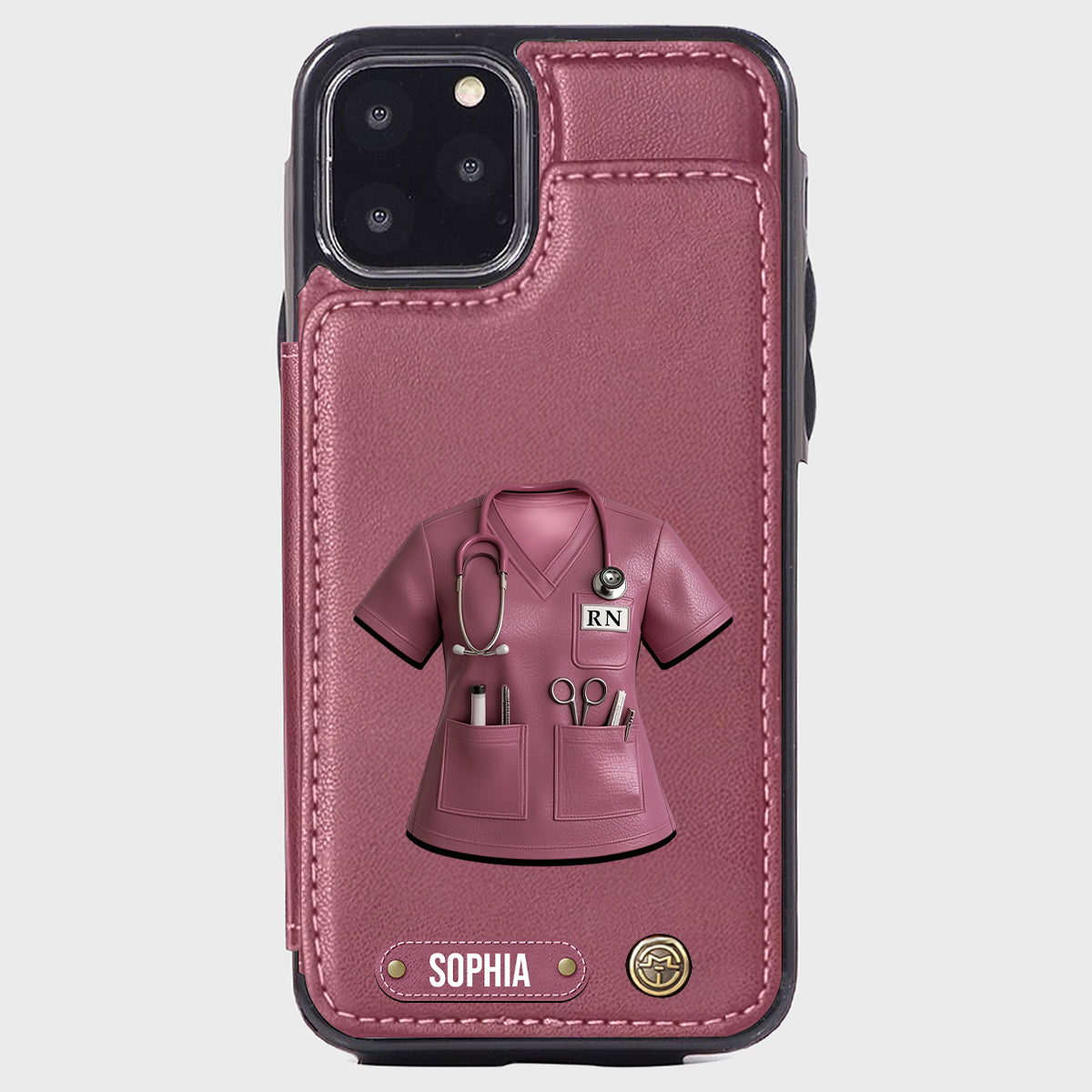 Proud Nurse - Personalized Nurse Wallet Phone Case