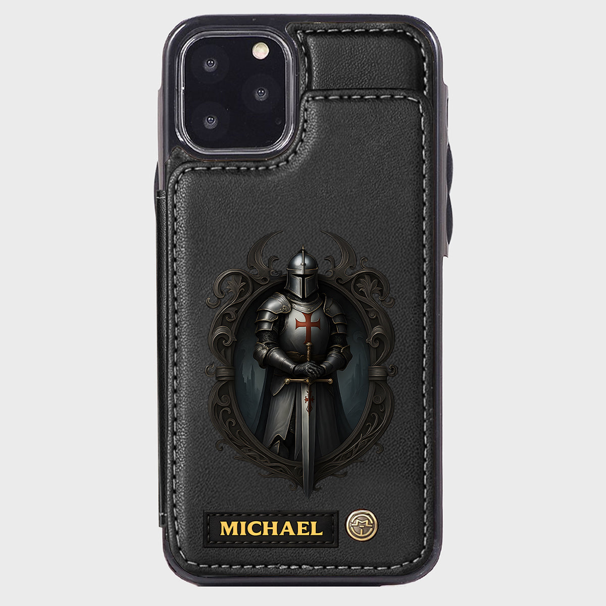 Knight Of God - Personalized Christian Wallet Phone Case