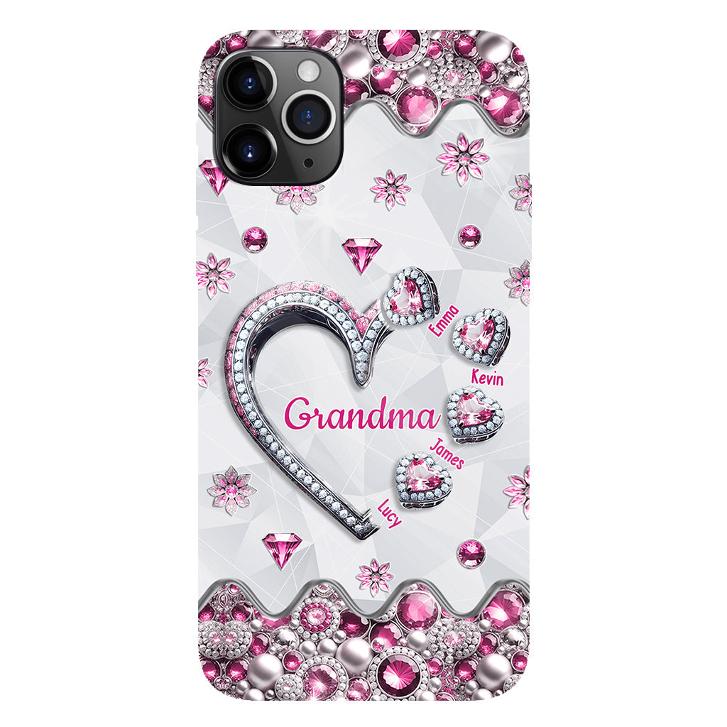 Grandma's Sweethearts Gift For Grandma, Mom,.. - Personalized Grandma Full Print Phone Case
