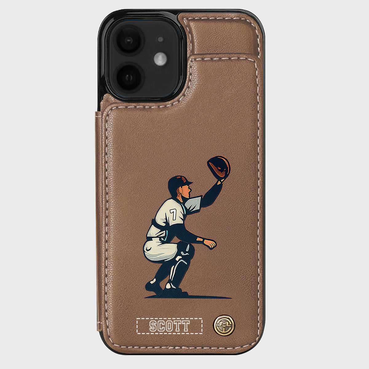 Tis Baseball Season - Personalized Baseball Wallet Phone Case