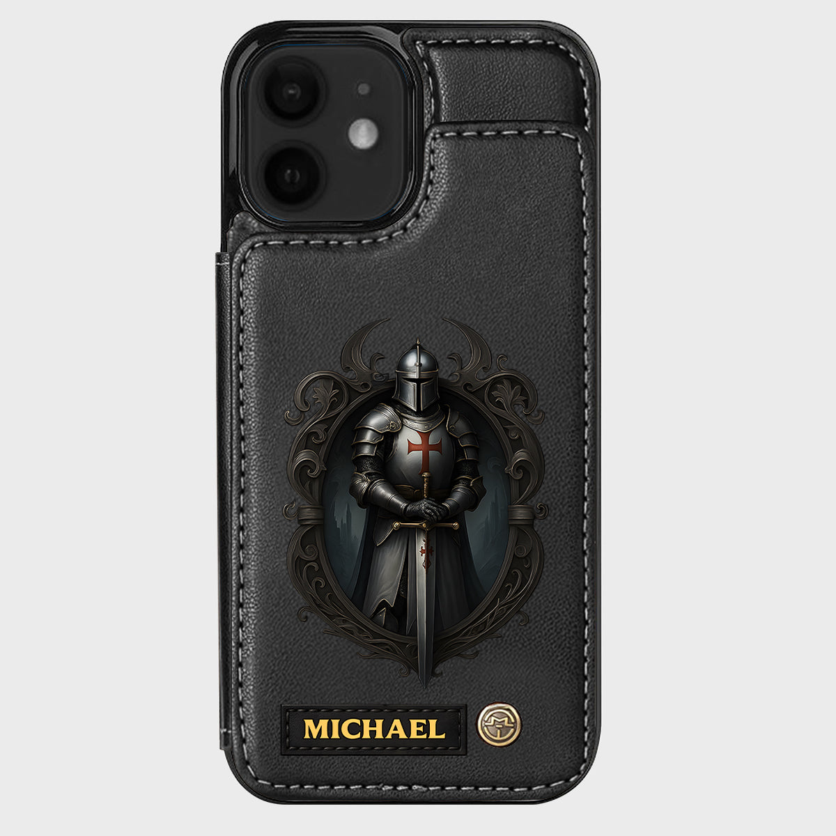 Knight Of God - Personalized Christian Wallet Phone Case