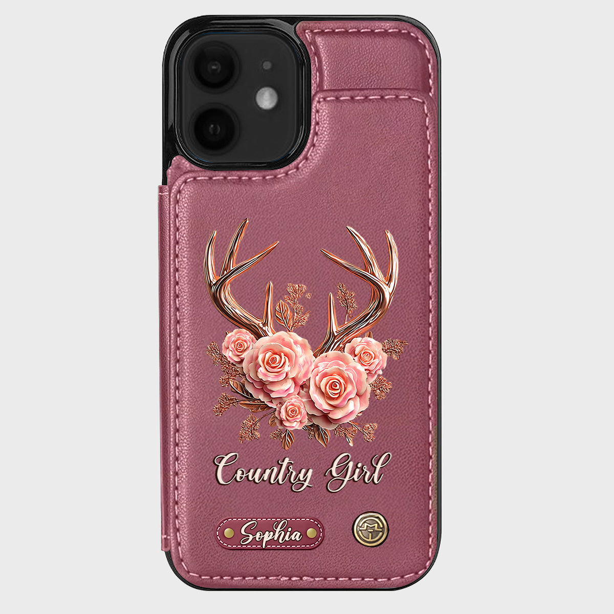 Country Girl - Personalized Hunting Wallet Phone Case
