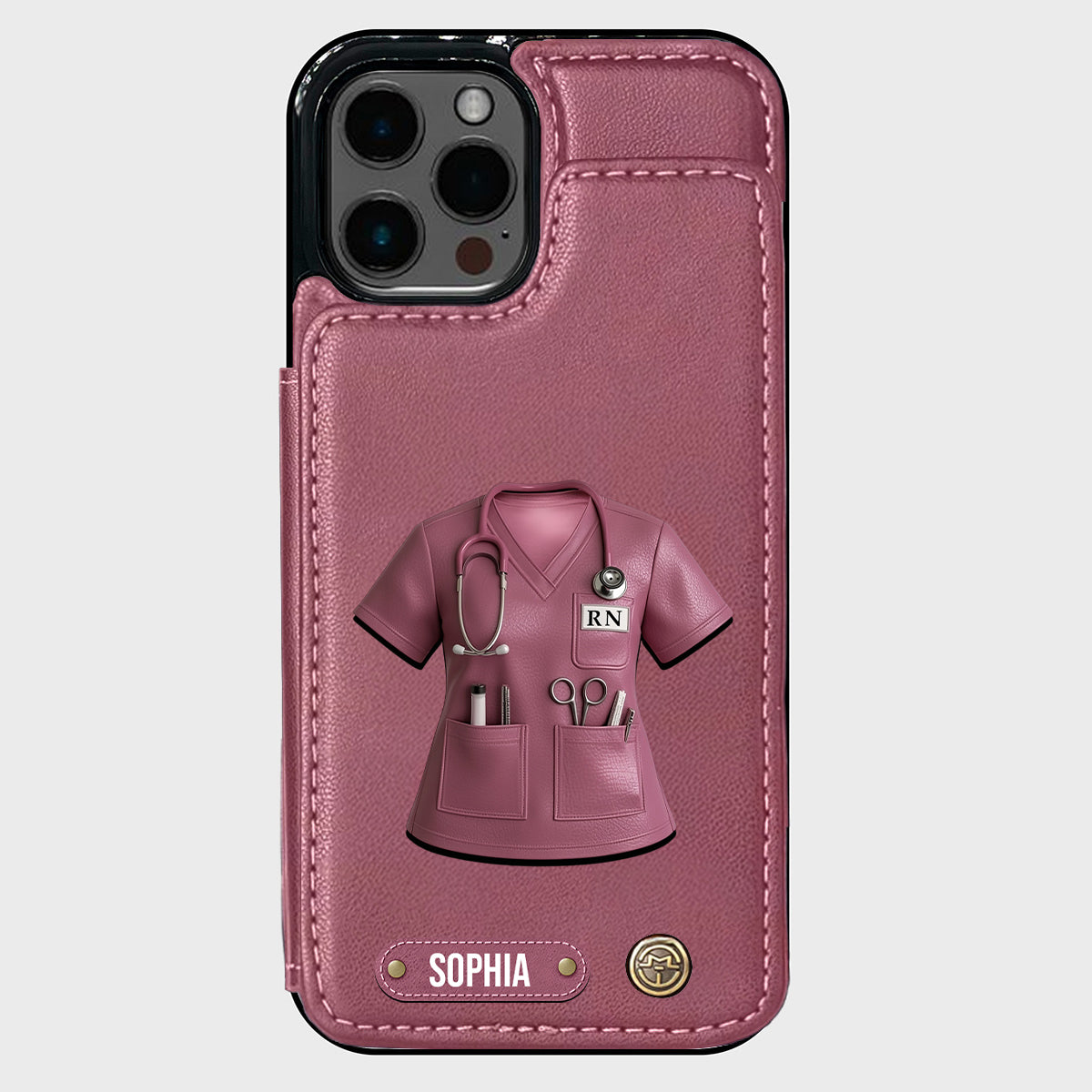 Proud Nurse - Personalized Nurse Wallet Phone Case