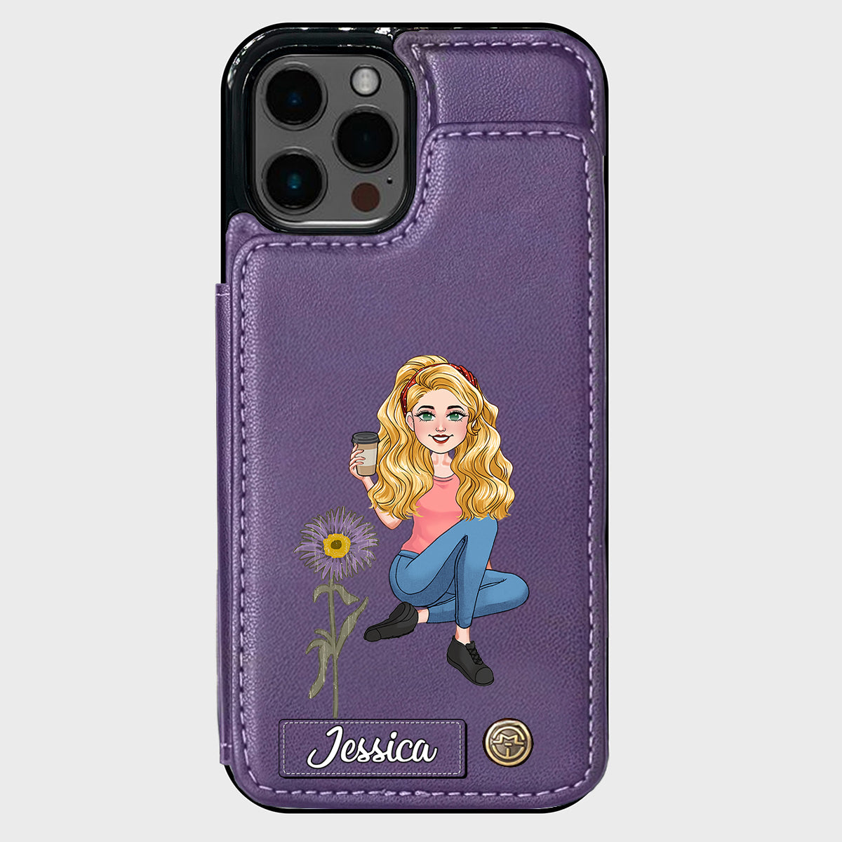 Gift For Friends Birth Month - Personalized Bestie Wallet Phone Case